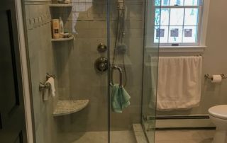 Glass shower remodel