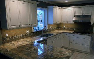 New Jersey kitchen remodel marble counter